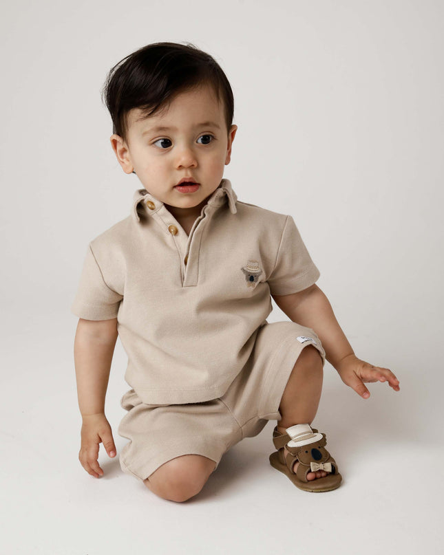 Rafie Shorts | Soft Taupe