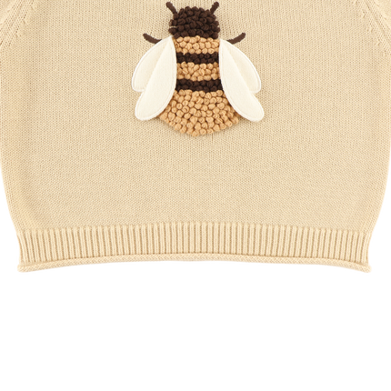 Valenthe Sweater | Kindertrui | Bee | Biscuit
