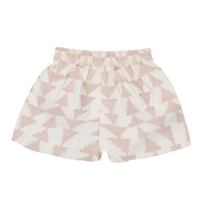 Joysa Shorts | Kindershort | Soft Sand - Rose Triangular