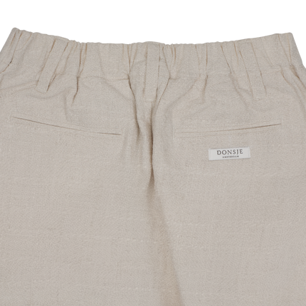 Senne Trousers | Warm White Melange
