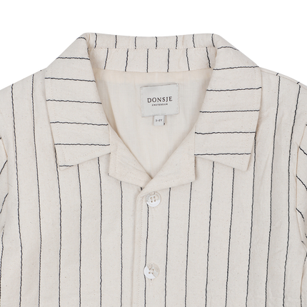 Orselle Jacket | Kinderjas | Soft Sand - Blue Striped