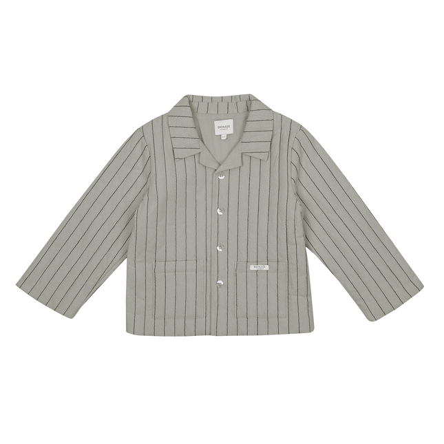 Orselle Jacket | Dusty Green – Thyme Striped