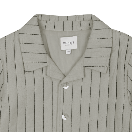 Orselle Jacket | Dusty Green – Thyme Striped