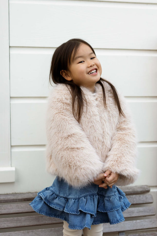 Dilia Jacket | Misty Rose Teddy