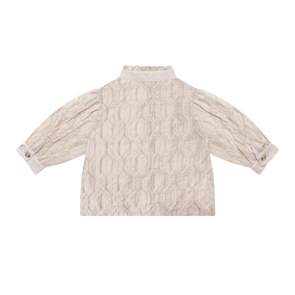 Fini Blouse Soft Taupe | Kinderblouse