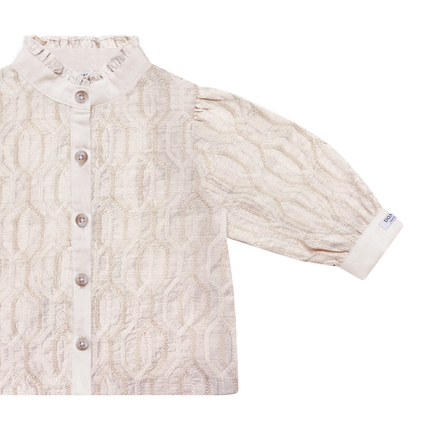 Fini Blouse Soft Taupe | Kinderblouse