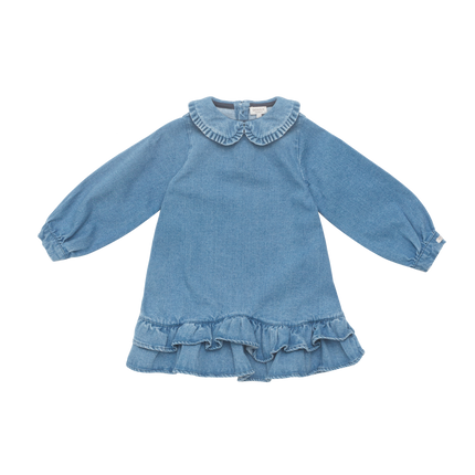 Luus Dress | Meisjesjurk | Vintage Blue