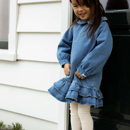 Luus Dress | Meisjesjurk | Vintage Blue