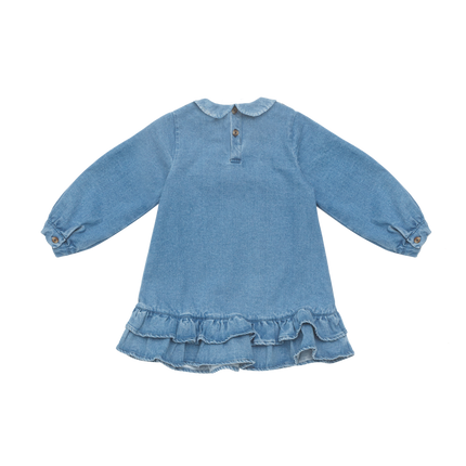 Luus Dress | Meisjesjurk | Vintage Blue
