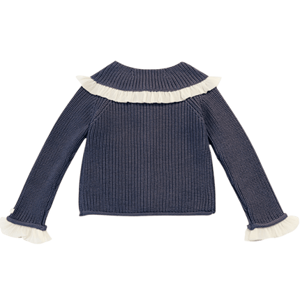 Zoila Cardigan | Kindervest | Blue Marine
