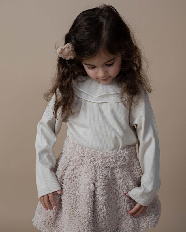Isabelle Skirt | Soft Taupe Teddy