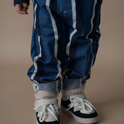 Theoule Trousers | Vintage Blue - White Striped