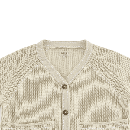 Khalan Cardigan | White Sand