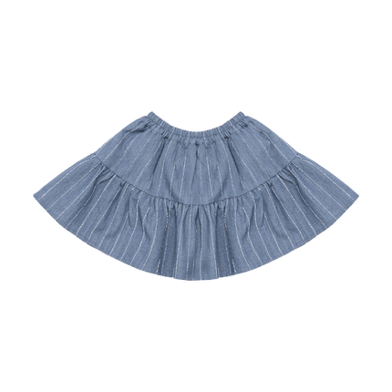 Lazie Skirt | Meisjesrok | Foggy Blue Striped