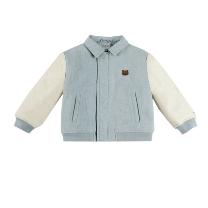Zemmie Denim Jacket | Bear | Ice Blue