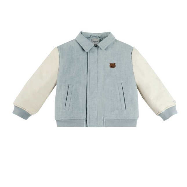 Zemmie Denim Jacket | Bear | Ice Blue