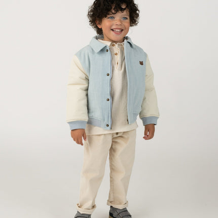Zemmie Denim Jacket | Bear | Ice Blue