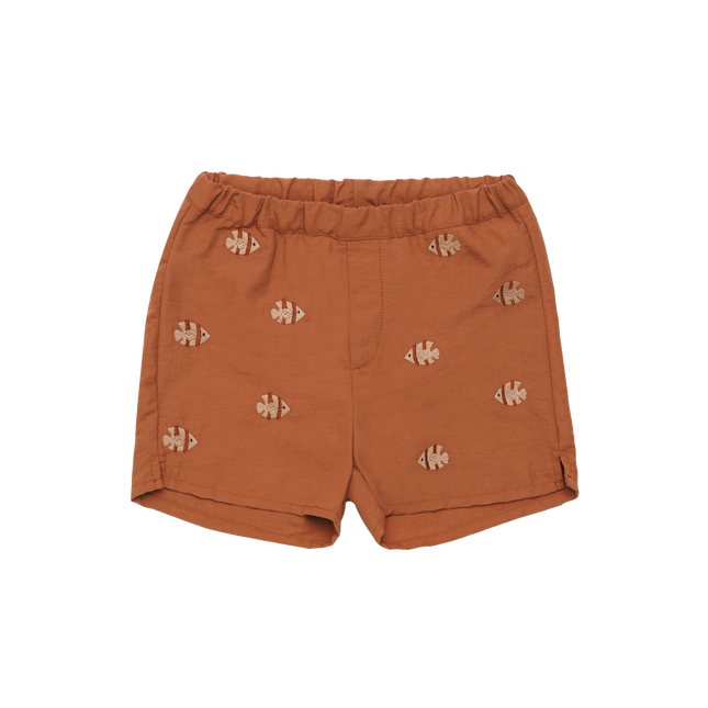 Wangu Swim Shorts | Moonfishes | Rust