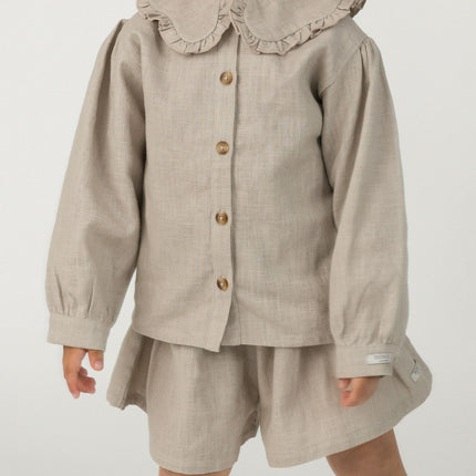 Luikje Blouse | Soft Taupe
