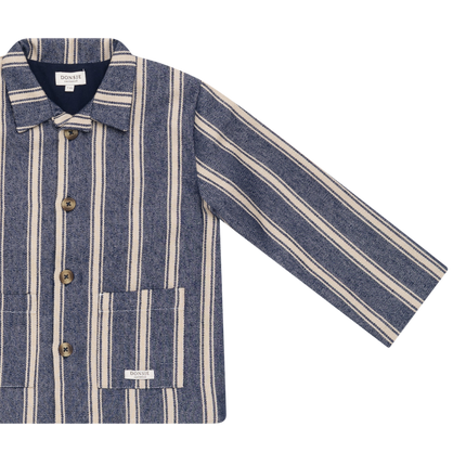 Henrik Jacket | Blue - Soft Sand Striped