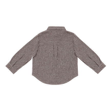 Chee Shirt | Espresso - White Striped