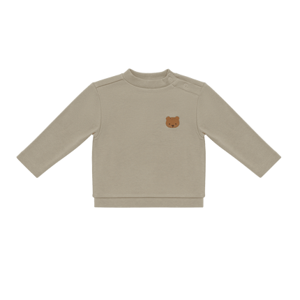 Jorijn Longsleeve | Kindertop | Bear | Dusty Green