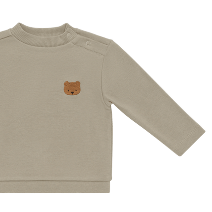 Jorijn Longsleeve | Kindertop | Bear | Dusty Green