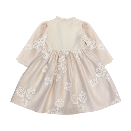 Kylen Dress | Meisjesjurk | Soft Powder - White Blossom