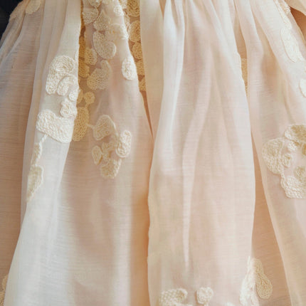 Kylen Dress | Meisjesjurk | Soft Powder - White Blossom