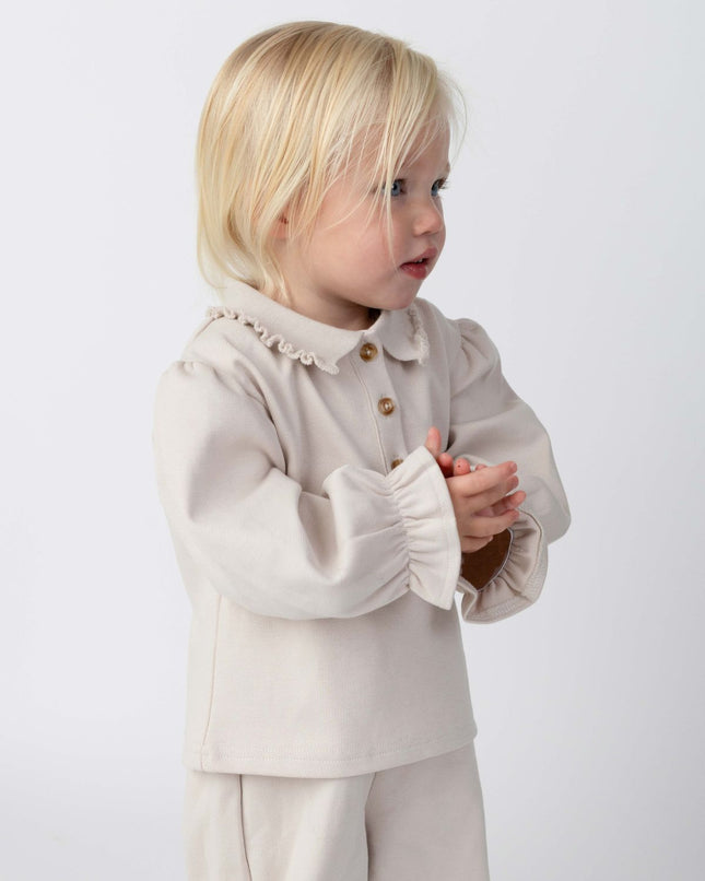 Pluimpje Sweater | Kindertrui | Lavender Brown