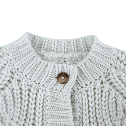Rikkie Cardigan | Kindervest | Oyster Grey
