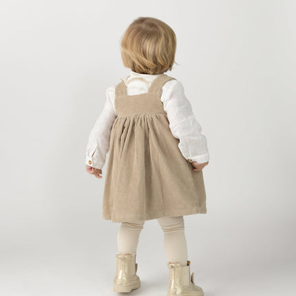 Xanthe Dress | Meisjesjurk | Taupe