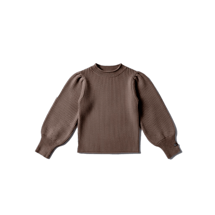 Ada Sweater | Pecan Brown Melange
