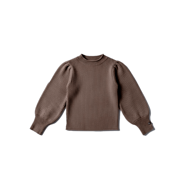 Ada Sweater | Pecan Brown Melange