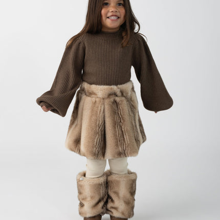 Ada Sweater | Pecan Brown Melange