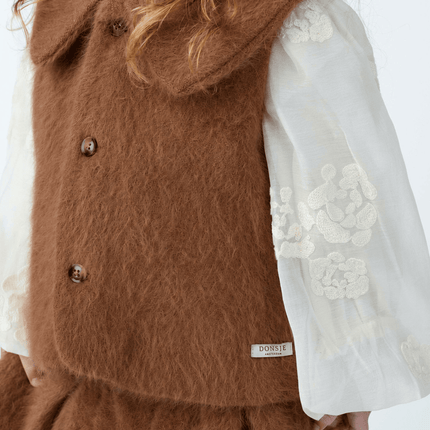 Anja Gilet | Bodywarmer | Hazelnut