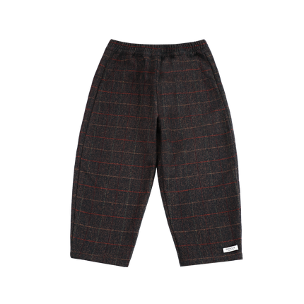 Elias Trousers | Brown - Blue Checked