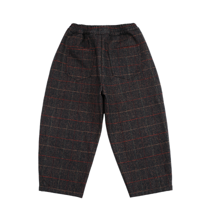 Elias Trousers | Brown - Blue Checked