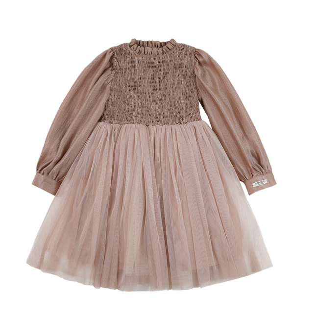Janice Dress | Meisjesjurk | Rose Brown