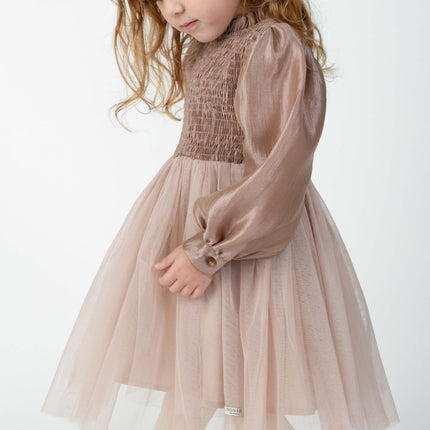 Janice Dress | Meisjesjurk | Rose Brown