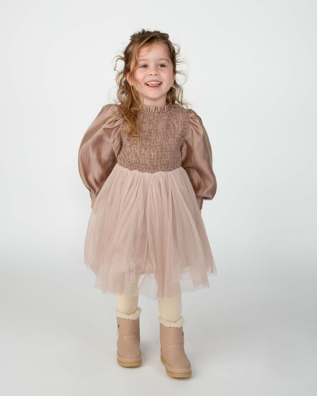 Janice Dress | Meisjesjurk | Rose Brown