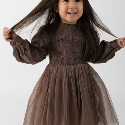 Janice Dress | Meisjesjurk | Purple Mauve