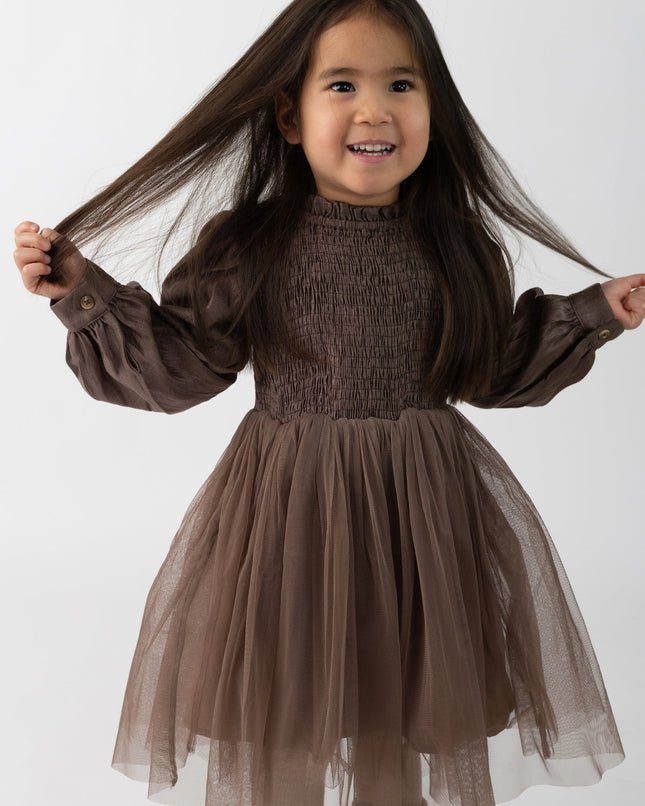 Janice Dress | Meisjesjurk | Purple Mauve