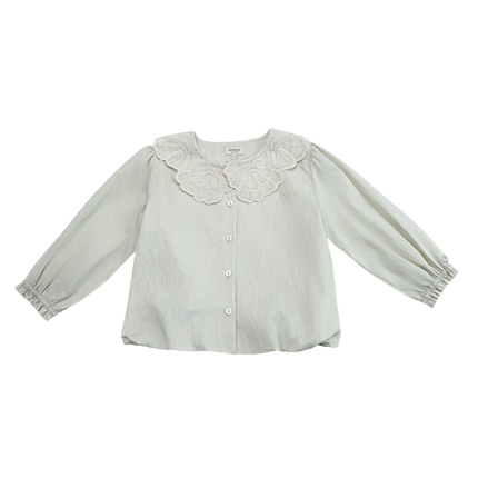 Kieke Blouse | Kinderblouse | Oyster Grey