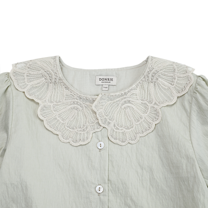 Kieke Blouse | Kinderblouse | Oyster Grey
