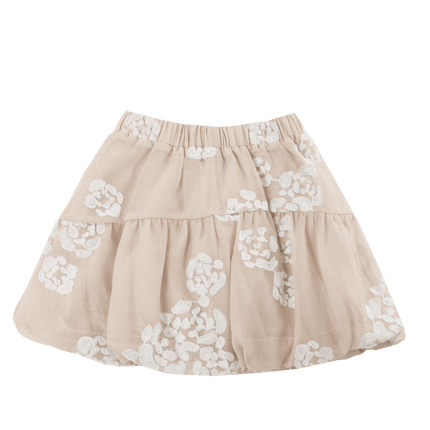 Kubwa Skirt | Meisjesrok | Soft Powder - White Blossom