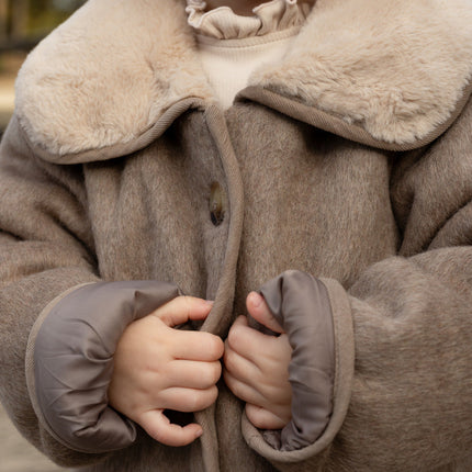 Levian Jacket | Kinderjas | Dark Taupe Melange