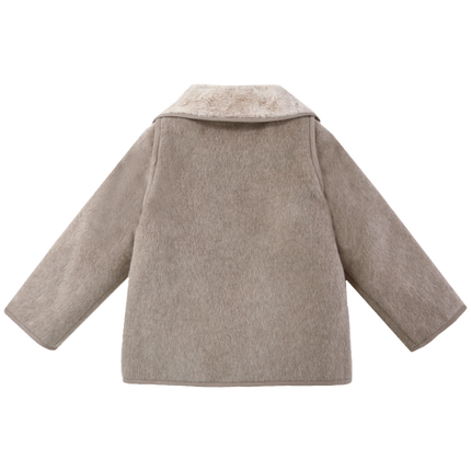 Levian Jacket | Kinderjas | Dark Taupe Melange