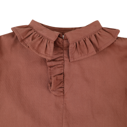 Mineth Dress Rose Brown | Meisjesjurk