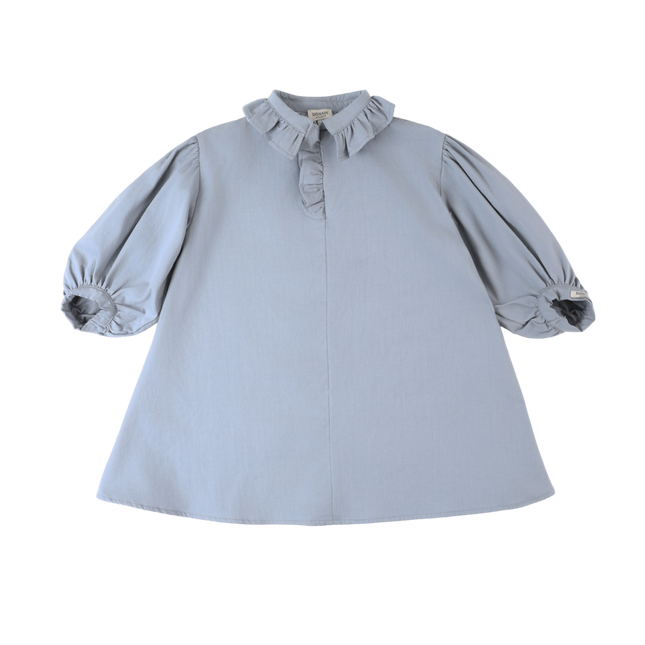 Mineth Dress | Meisjesjurk | Foggy Blue